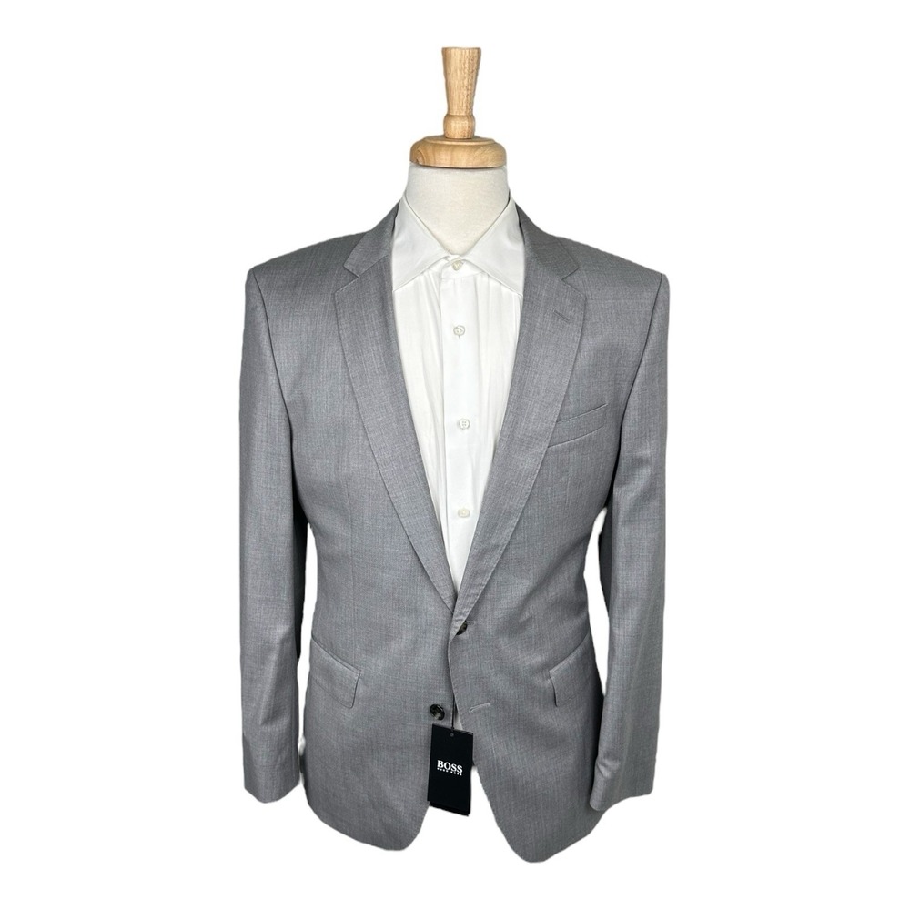 Hugo Boss Gray Trabaldo Togna Huge6/Genius 5 Slim Fit Suit 42R 32x32 NWT